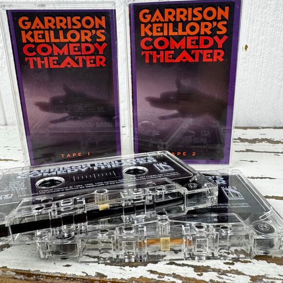 Garrison Keillor's Comedy Theater Vintage Cassette Tape Set of 2 1994-1996 Vtg - Picture 6 of 8